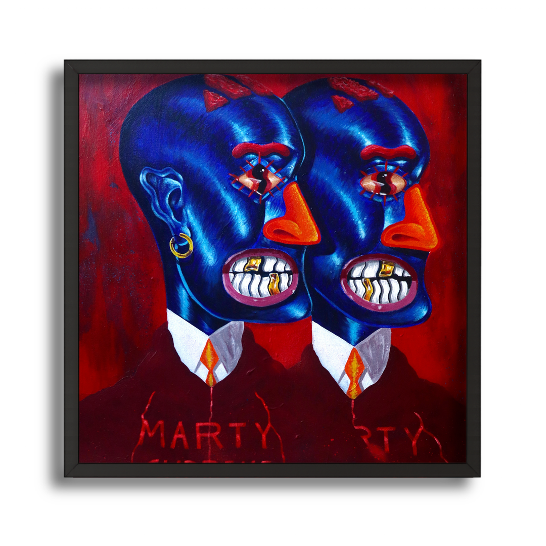 The Blue Face Twins